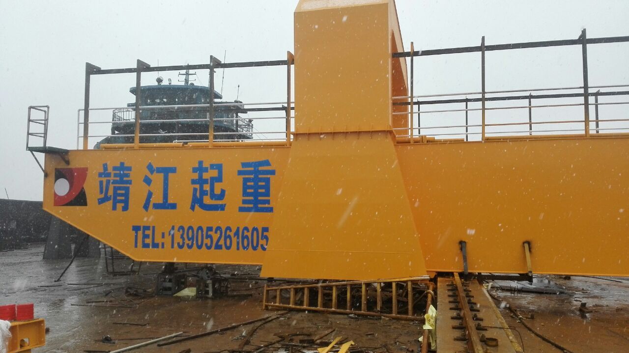 喜報：靖起100T船用門吊安裝完畢！